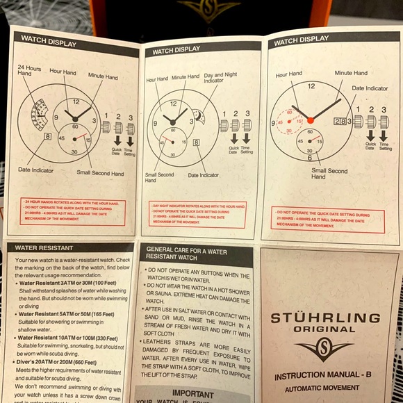 Stuhrling Depthmaster Men's Swiss Automatic Watch - Picture 11 of 16